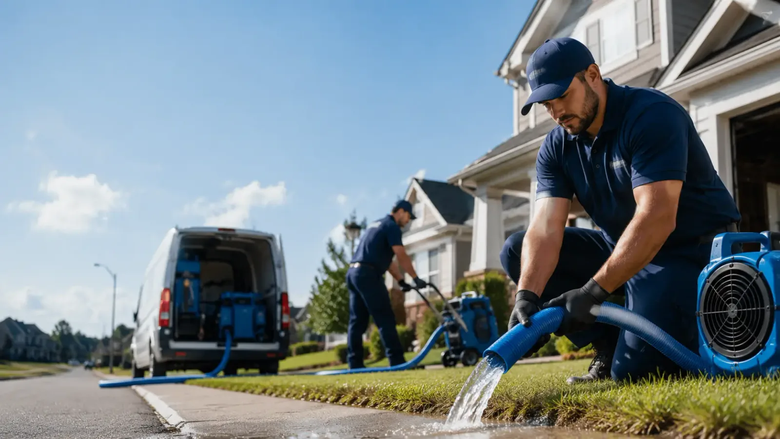 Flood Damage Restoration in Left Hand, WV